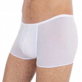  Boxer court Plumes - blanc - HOM 404755-0003 