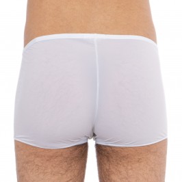  Boxer court Plumes - blanc - HOM 404755-0003 