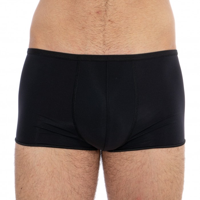 Boxer court Plumes - noir - HOM 40755-0004