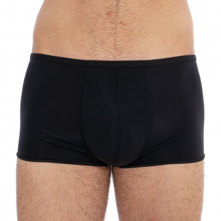 Boxer court Plumes - noir