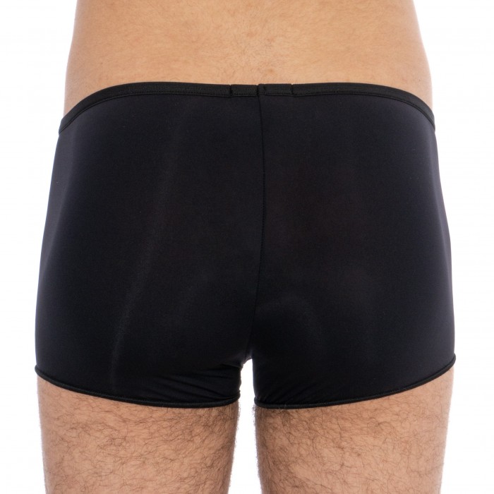  Boxer court Plumes - noir - HOM 40755-0004 