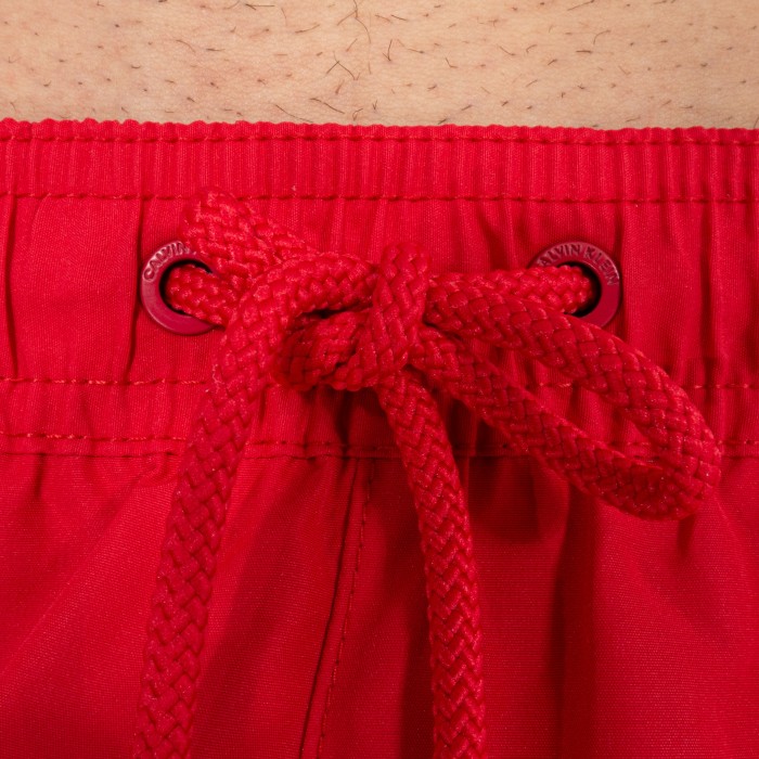  Pantaloncini da bagno Medium coulisse - Lipstick rosso - CALVIN KLEIN *KM0KM00296-654 