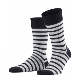  Chaussettes FALKE Even Stripe - navy - FALKE 13326-6376 