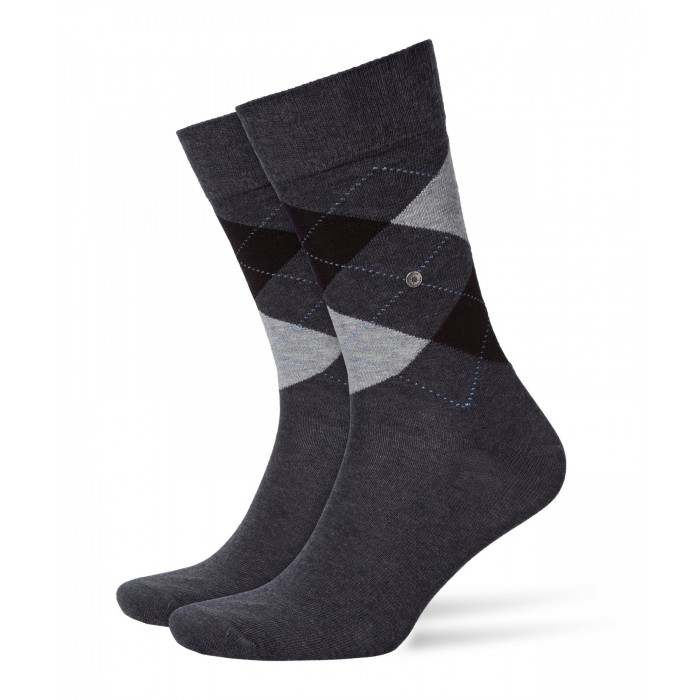  Chaussettes Burlington King - gris - BURLINGTON 21020-3081 