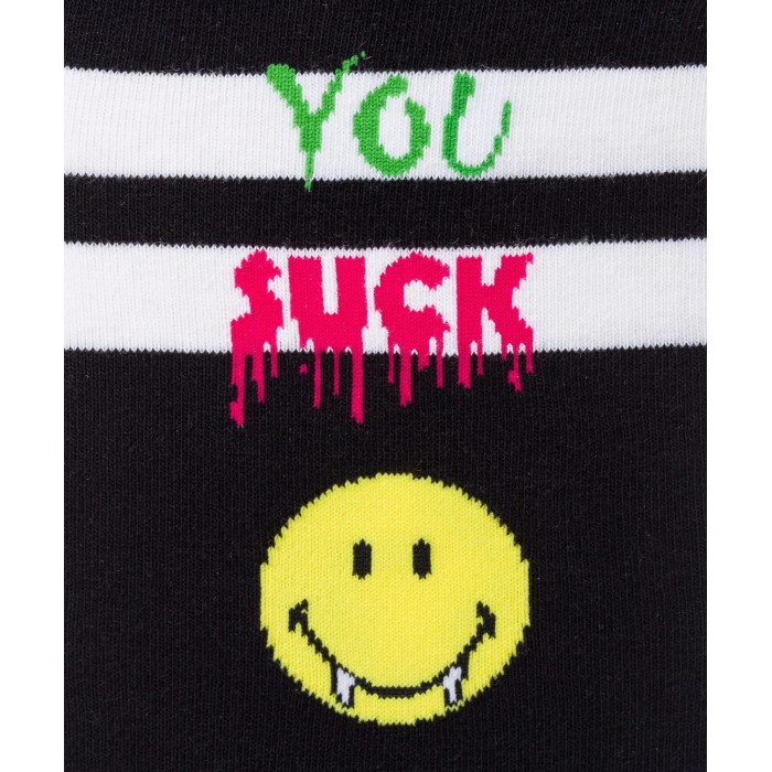  Chaussettes Smiley Sucker noir - BURLINGTON 21833-3000 