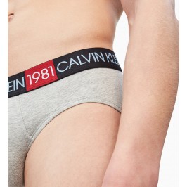  Slip STATEMENT 1981 Bold - Gris - CALVIN KLEIN *NB2049A-080 