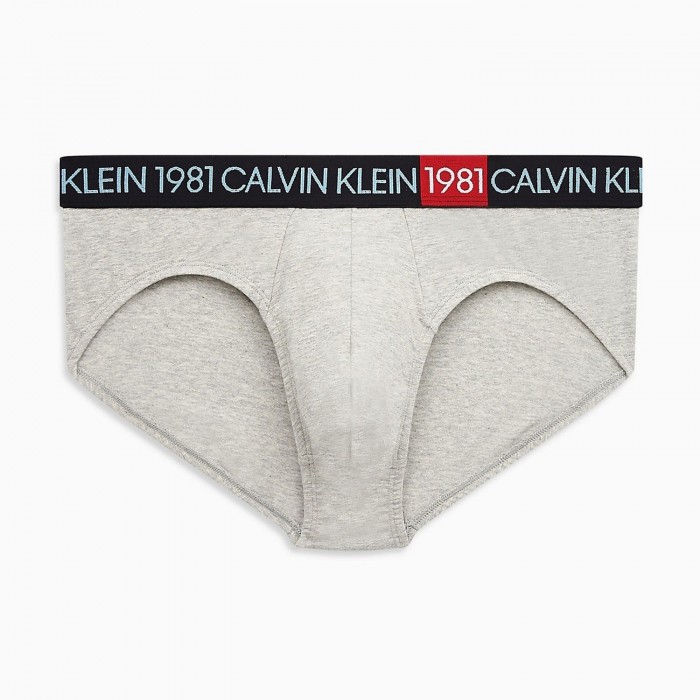 Slip STATEMENT 1981 Bold - Gris - CALVIN KLEIN *NB2049A-080