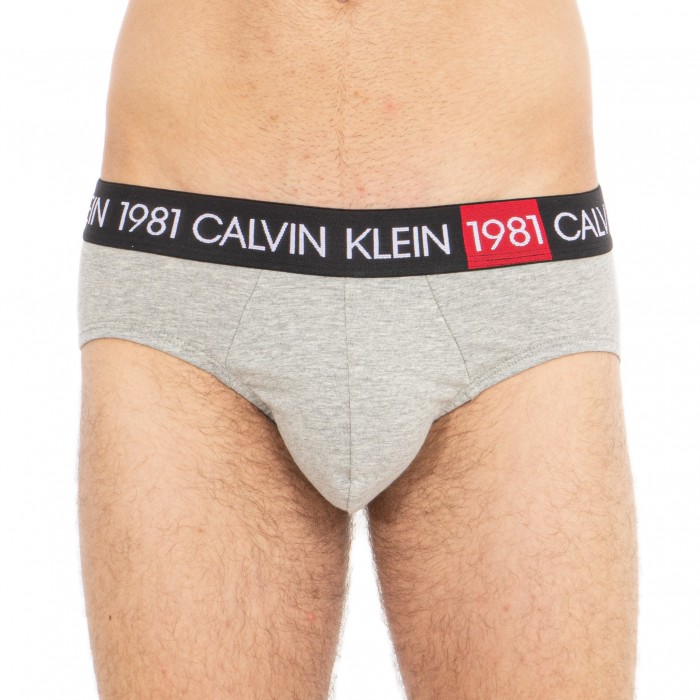  STATEMENT 1981 Bold brief - bianco - CALVIN KLEIN *NB2049A-080 