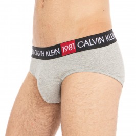  STATEMENT 1981 Bold brief - bianco - CALVIN KLEIN *NB2049A-080 