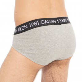  Slip STATEMENT 1981 Bold - Gris - CALVIN KLEIN *NB2049A-080 