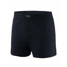 Boxer boutonné Pure Cotton - noir - IMPETUS 1271001-039