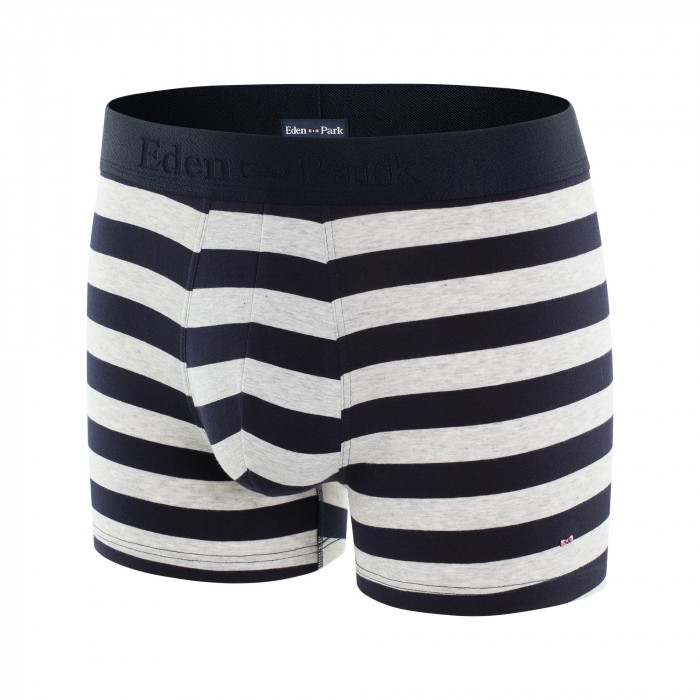 Grey Striped Boxer Shorts - EDEN PARK E201E41-169