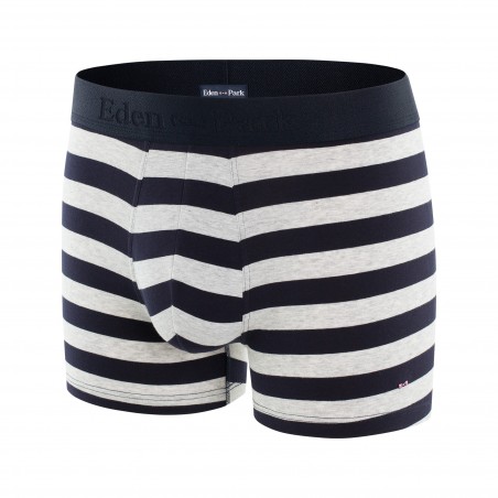 Shorts Boxer rayas grises