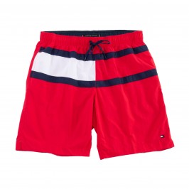  Short de bain Grande Taille Tommy medium drawstring drapeau - rouge - TOMMY HILFIGER UM0UM01857-XL7 