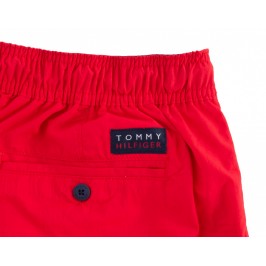  Short de bain Tommy medium drawstring drapeau - rouge - TOMMY HILFIGER UM0UM01857-XL7 