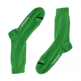  Chaussettes réversibles Cerf Noir Intérieur Vert pomme - DAGOBERT À L’ENVERS DAGG40-NOIR/VERT 