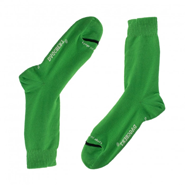  Chaussettes réversibles Cerf Noir Intérieur Vert pomme - DAGOBERT À L’ENVERS DAGG40-NOIR/VERT 