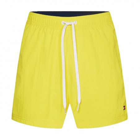 Short de bain à cordon de serrage contrasté - Bold Yellow