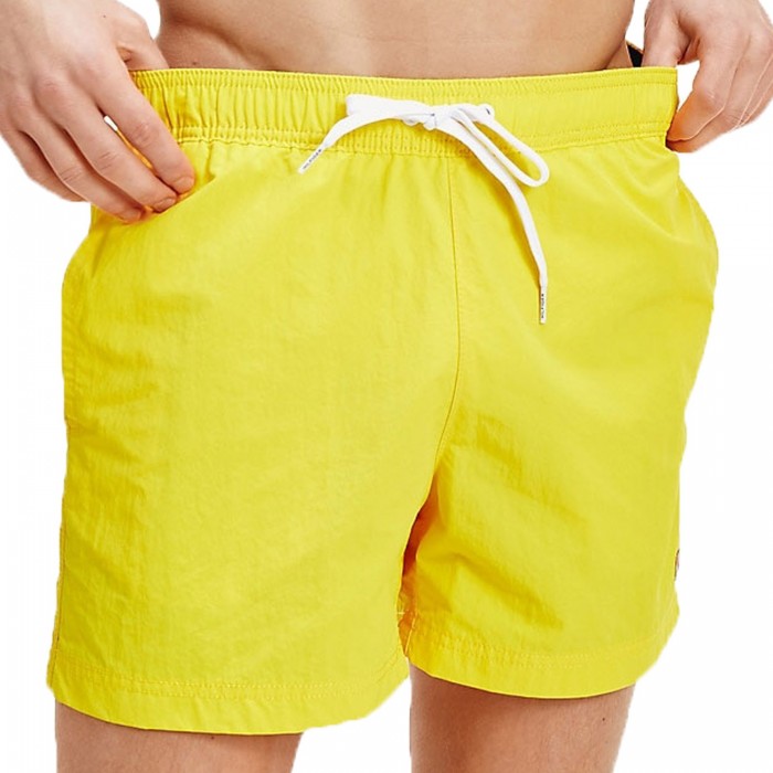  Badehosen mit Kontrastklemmschnur - Bold Yellow - TOMMY HILFIGER UM0UM01080-ZGT 