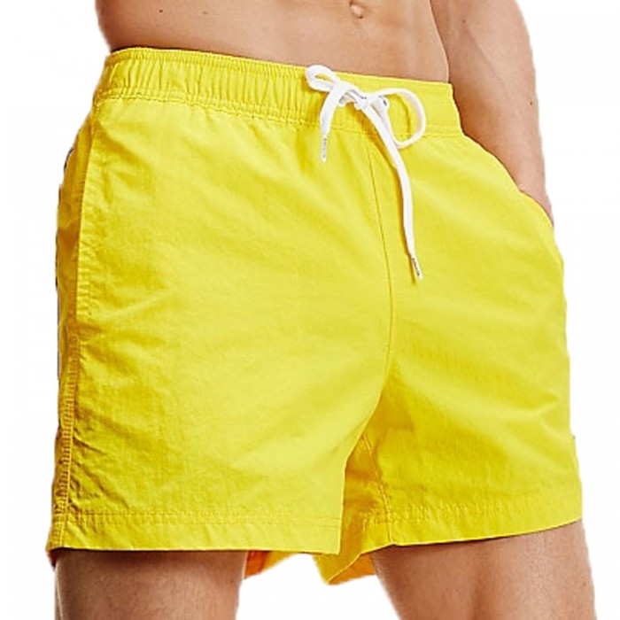  Badehosen mit Kontrastklemmschnur - Bold Yellow - TOMMY HILFIGER UM0UM01080-ZGT 