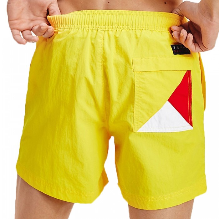  Bath shorts with contrast clamping cord - Bold Yellow - TOMMY HILFIGER UM0UM01080-ZGT 