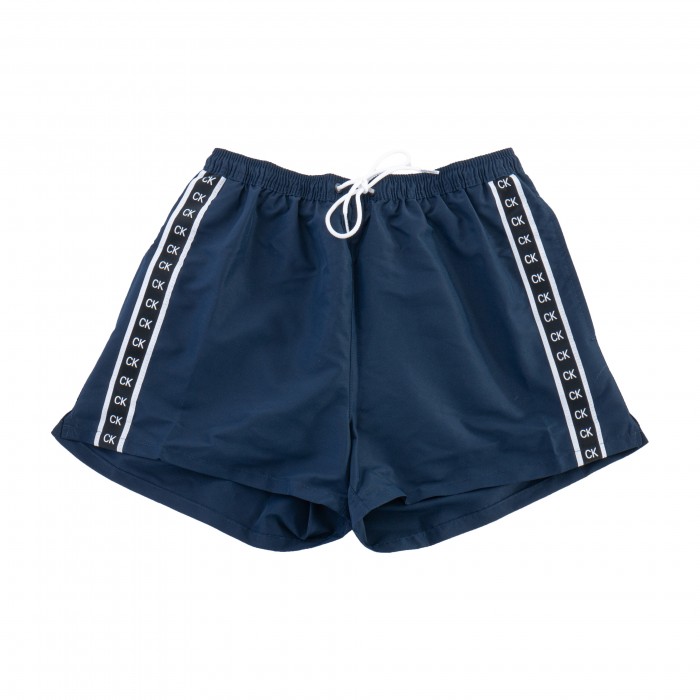Short de bain Drawstring - Black Iris - CALVIN KLEIN -KM0KM00451-CBK