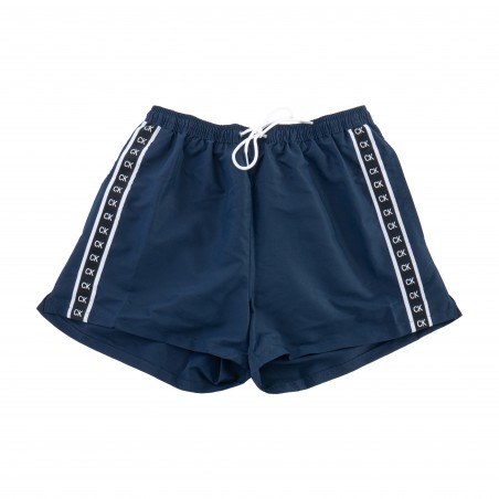 Drawstring - Black Iris Swim Shorts