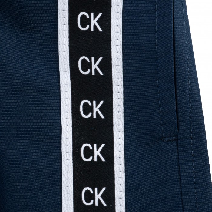  Short de bain Drawstring - Black Iris - CALVIN KLEIN -KM0KM00451-CBK 