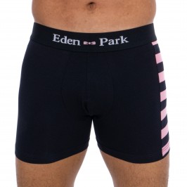  Lot de 2 boxers unis et rayé rose - EDEN PARK E658G19-E83 