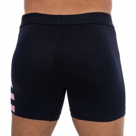  Lot de 2 boxers rayé rose et uni - EDEN PARK E658G19-E83 