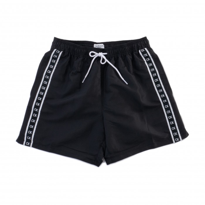 Short de bain Medium Drawstring - noir - CALVIN KLEIN KM0KM00517-BEH