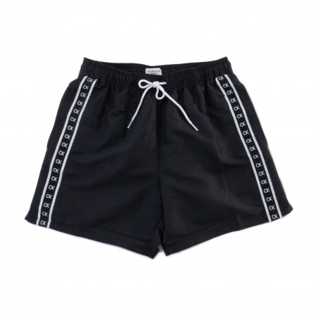 Medium Drawstring - black swim shorts