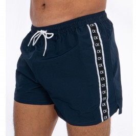  Short de bain Drawstring - Black Iris - CALVIN KLEIN -KM0KM00451-CBK 