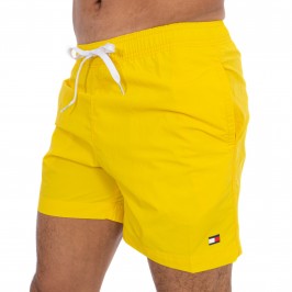  Short de bain à cordon de serrage contrasté - Bold Yellow - TOMMY HILFIGER UM0UM01080-ZGT 