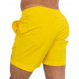  Shorts da bagno con cordino di bloccaggio a contrasto - Bold Yellow - TOMMY HILFIGER UM0UM01080-ZGT 