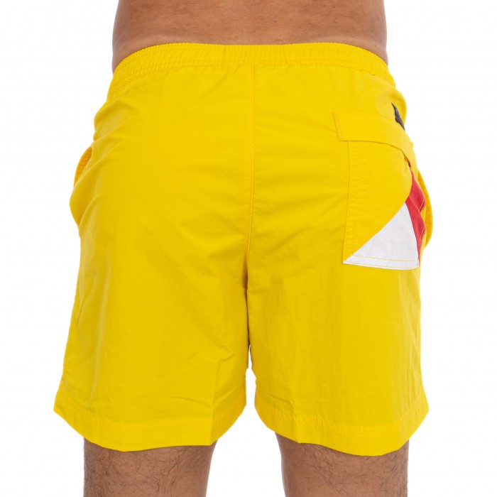  Short de bain à cordon de serrage contrasté - Bold Yellow - TOMMY HILFIGER UM0UM01080-ZGT 