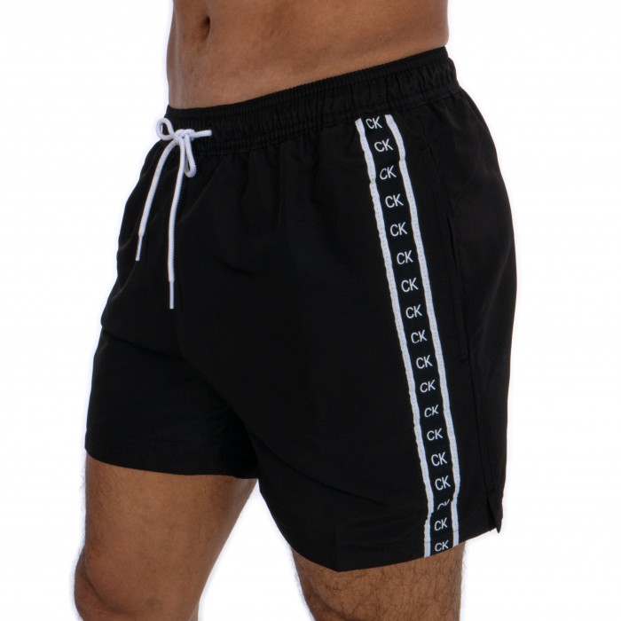  Short de bain Medium Drawstring - noir - CALVIN KLEIN KM0KM00517-BEH 