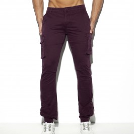  Pantalon Cargo - burgundy - ES COLLECTION ESJ053 C29 