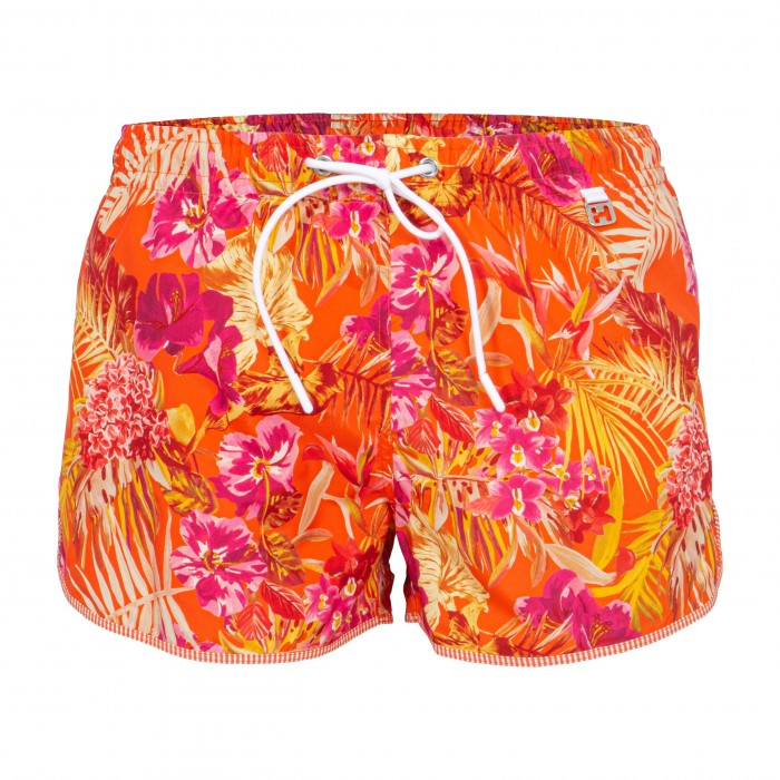 Short de bain Equatorial - orange - HOM 401743-1035