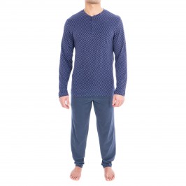  Pyjama long homme col T Tailoring Eminence - EMINENCE 7M27 4761 