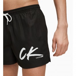  Short de bain Drawstring - noir - CALVIN KLEIN KM0KM00442-BEH 