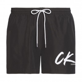  Drawstring - Pantaloncini da nuoto nero - CALVIN KLEIN KM0KM00442-BEH 