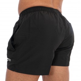  Drawstring - Black Swim Shorts - CALVIN KLEIN KM0KM00442-BEH 