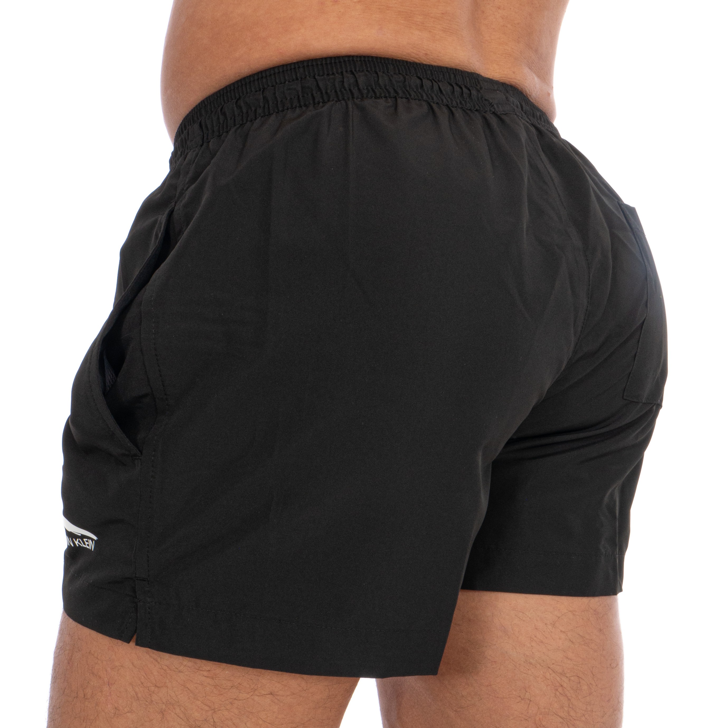 Drawstring - Black Swim Shorts: Swim shorts for man brand Calvin Kl...