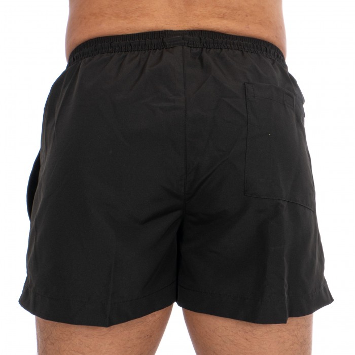  Drawstring - Black Swim Shorts - CALVIN KLEIN KM0KM00442-BEH 