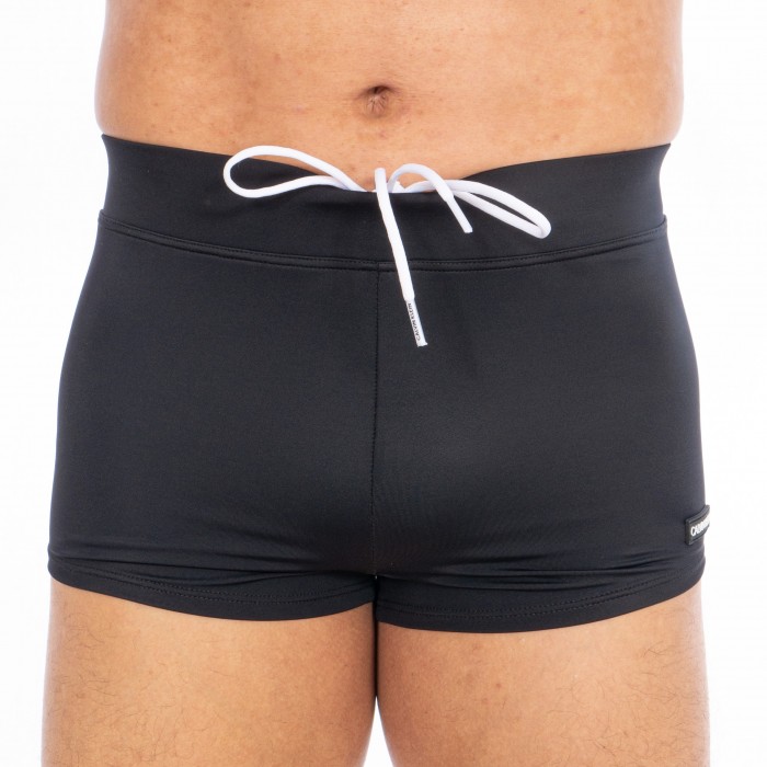  Badehose - Core Solids schwarz - CALVIN KLEIN KM0KM00418-BEH 