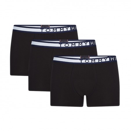 3-Pack Statement Waistband Trunks - black