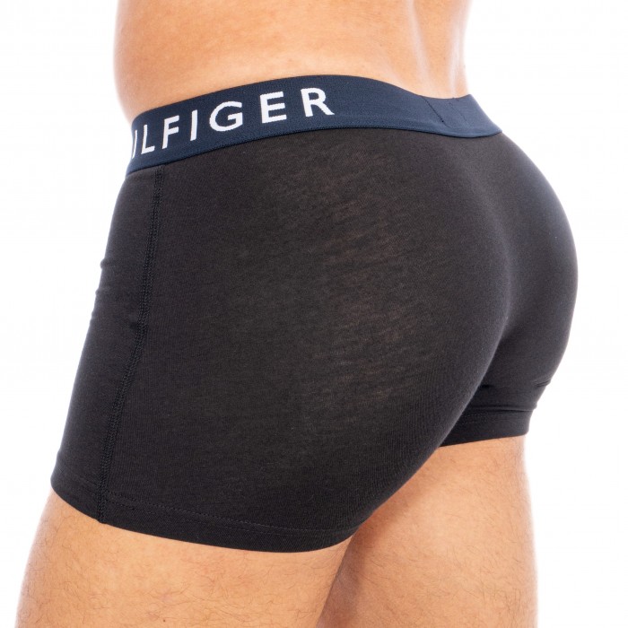  3 pack boxer briefs con elastico iconico - nero - TOMMY HILFIGER UM0UM01234-0R9 