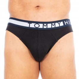  3 pack slip con logo in vita - nero - TOMMY HILFIGER UM0UM01227-0R9 