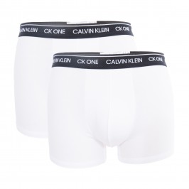 Lot de 2 boxers Calvin Klein - CK one blanc - CALVIN KLEIN -NB2385A-WBE